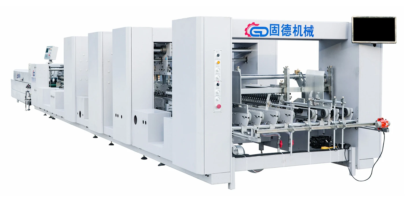 Corrugated Universal Folder Gluer Lock Bottom